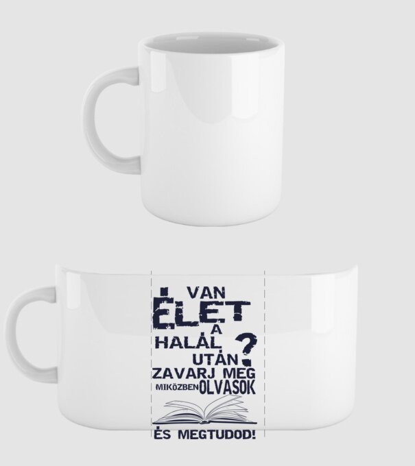 Zavarj meg miközben olvasok... minta fehér pólón