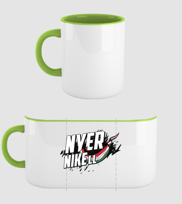 NyerNIKEll minta zöld pólón