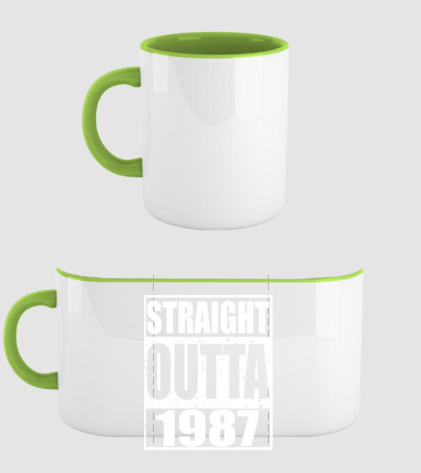 Straight Outta - 1987 minta zöld pólón