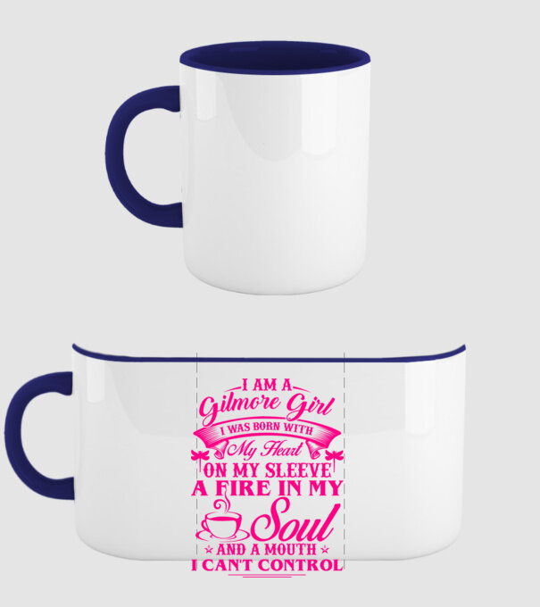 Gilmore girl minta sötétkék pólón