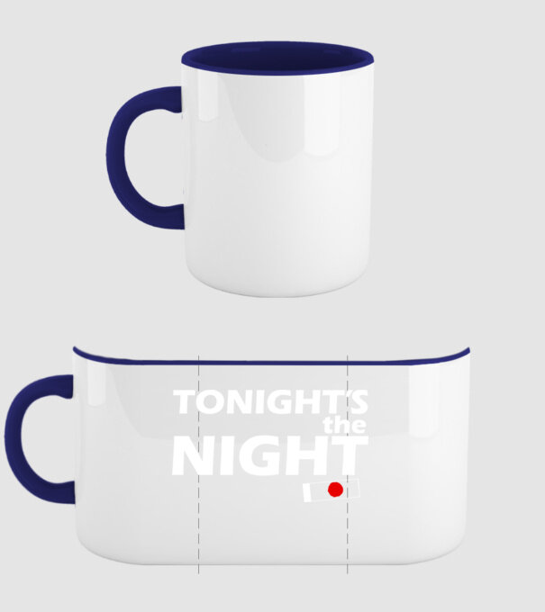 tonight minta sötétkék pólón