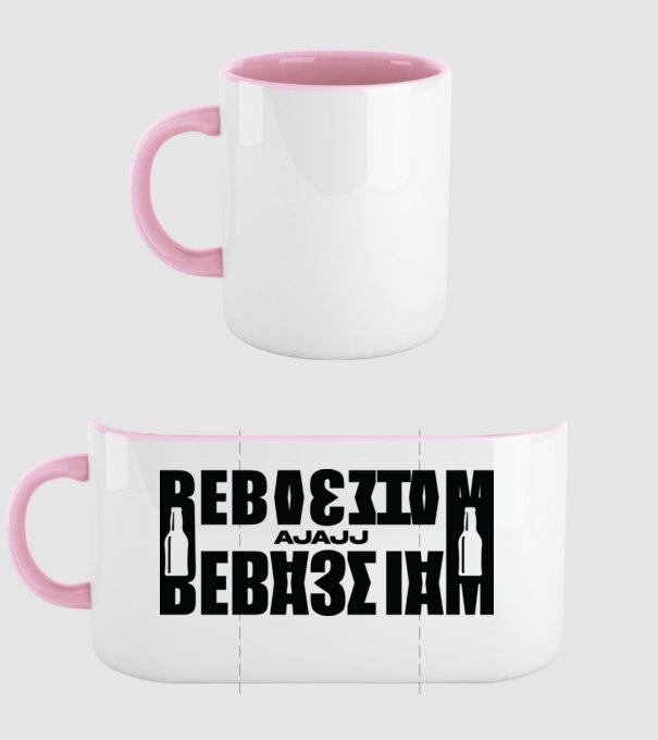 Rejtett üzenet Ajajj bebsztam minta világos rózsaszín pólón