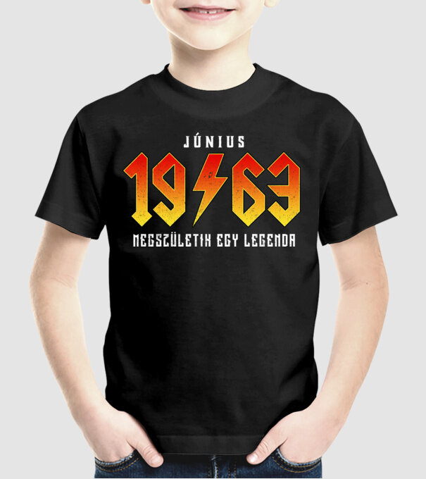 1963 június megszületik egy legenda minta fekete pólón