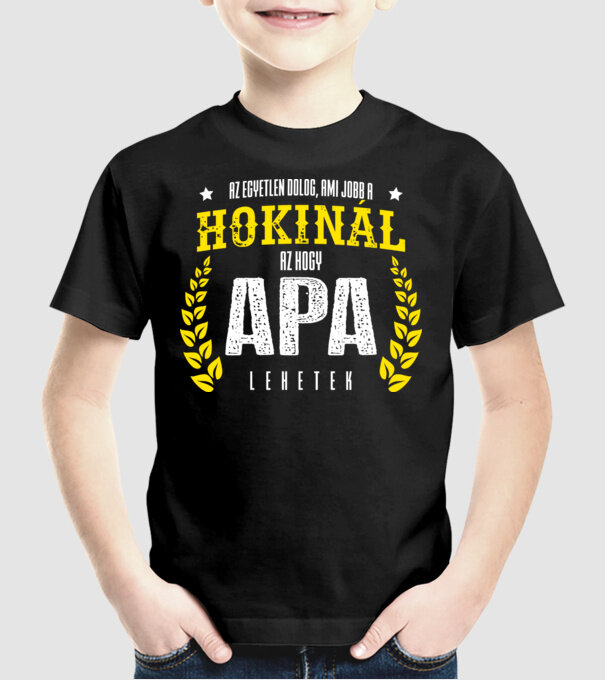 Az egyetlen dolog ami jobb HOKIS minta fekete pólón