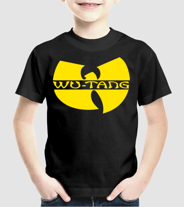 wu tang logó minta fekete pólón