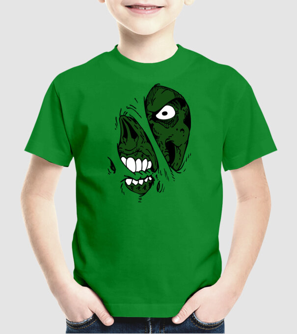 Zombiee minta zöld pólón