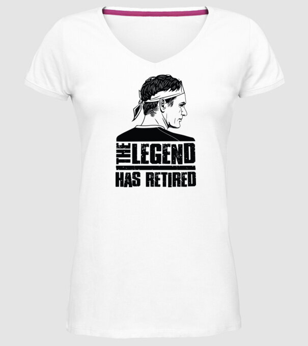 The Legend Roger Federer minta fehér pólón