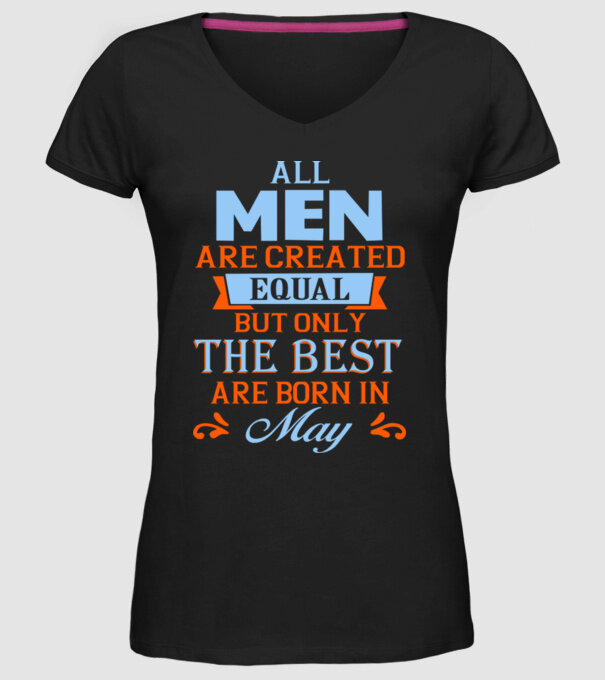 All men created equal....may minta fekete pólón