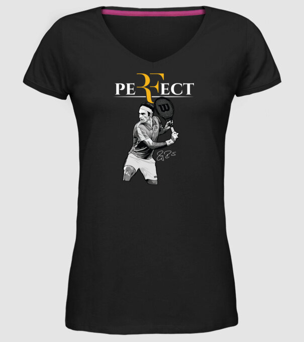 PeRFect Roger Federer minta fekete pólón