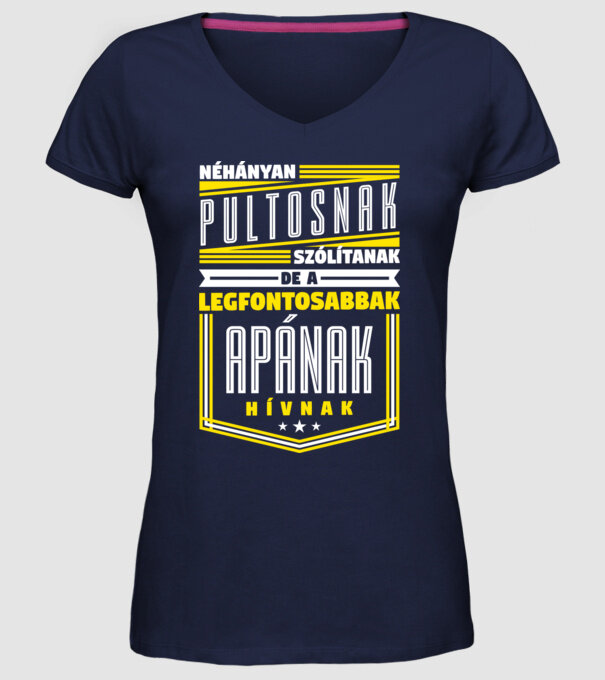Néhányan Pultosnak szólítanak... minta sötétkék pólón