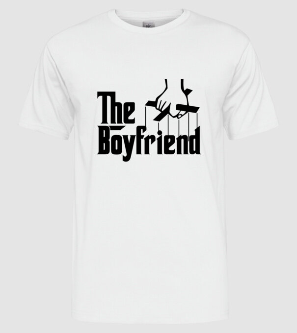 The Boyfriend minta fehér pólón