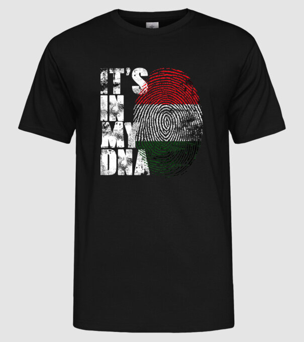 Its in my dna grunge HUN minta fekete pólón