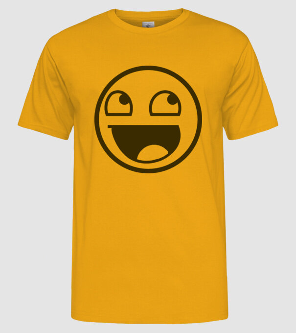 Awesome emoji minta sárga pólón