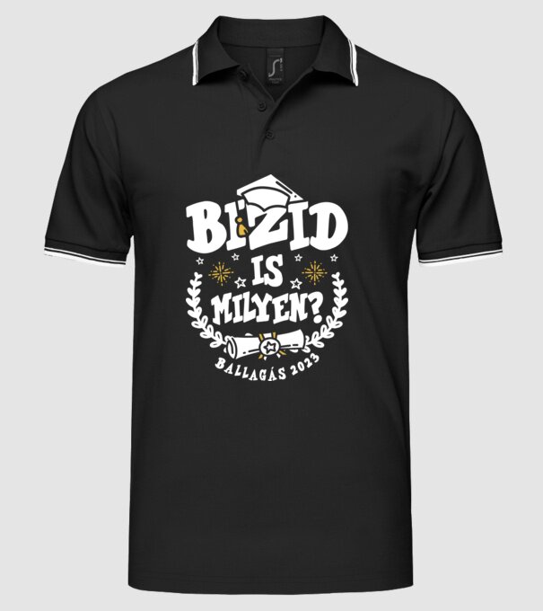 Bizid is milyen feketére minta fekete pólón
