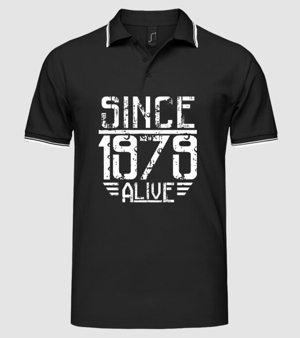 Alive since 1979 minta fekete pólón