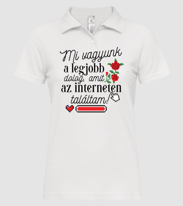 A legjobb amit a neten találtam minta fehér pólón