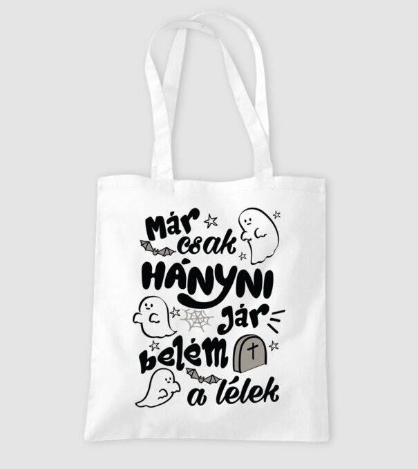 Már csak hányni jár belém a lélek világos alapra minta fehér pólón