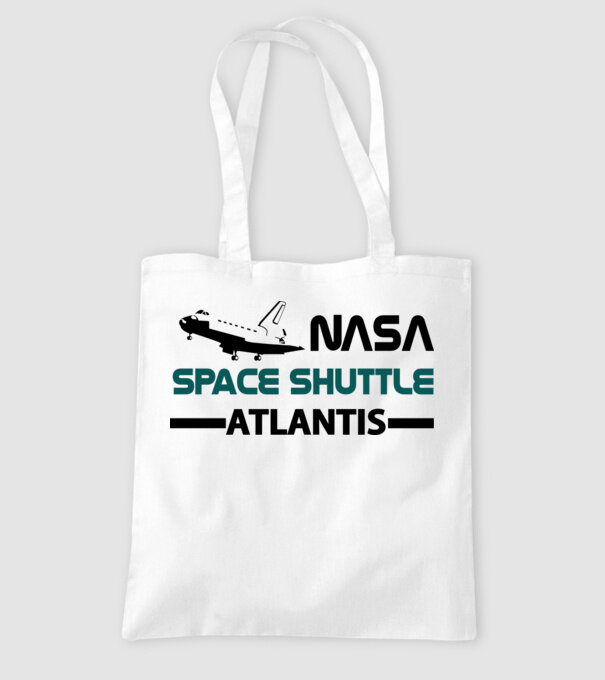 nasa űrsikló 33ed minta fehér pólón