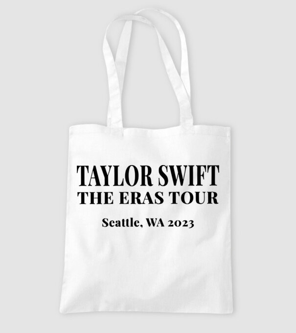 Taylor Swift Eras tour text2 minta fehér pólón