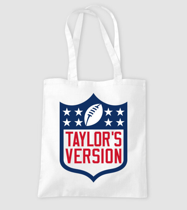 Taylor Swift football logo minta fehér pólón