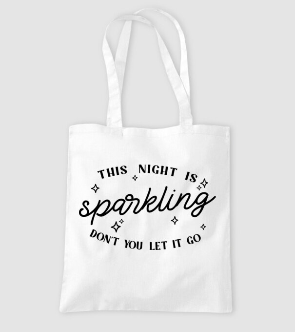 Taylor Swift This night is sparkling minta fehér pólón