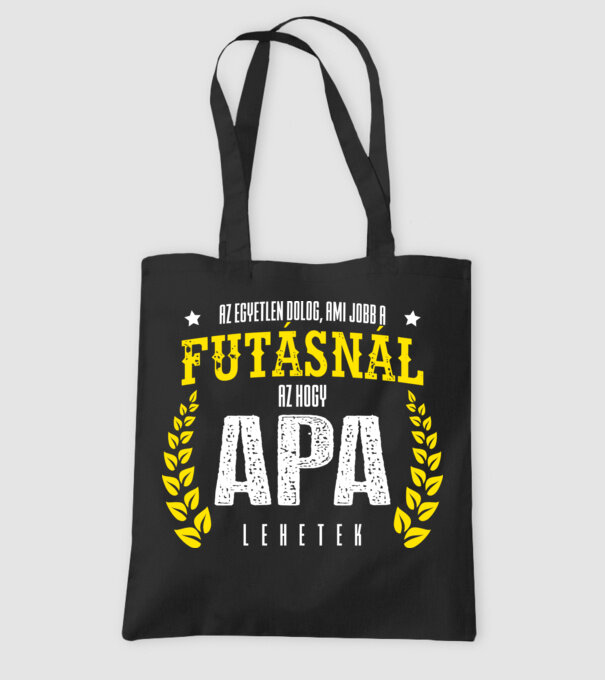 Az egyetlen dolog ami jobb FUTÓ minta fekete pólón