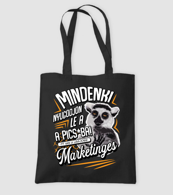 Itt van a legjobb Marketinges minta fekete pólón