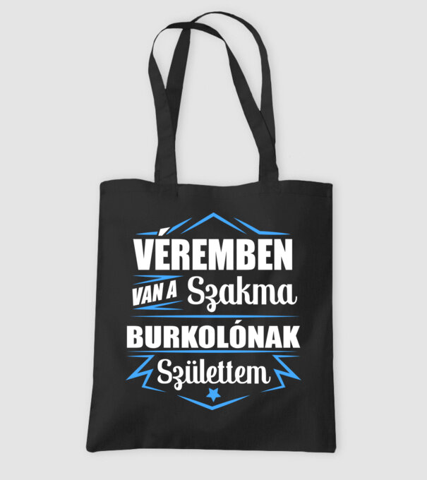 Véremben van a szakma Burkoló minta fekete pólón