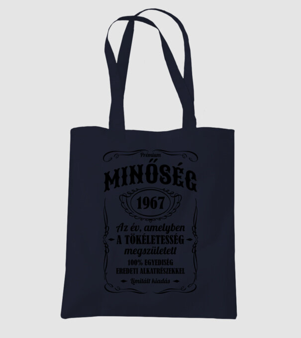 Prémium minőség 1967 minta sötétkék pólón