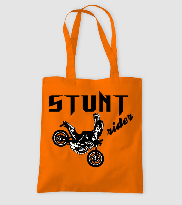 stunt rider + felirat minta narancssárga pólón