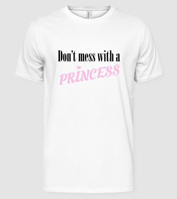 Princess minta fehér pólón