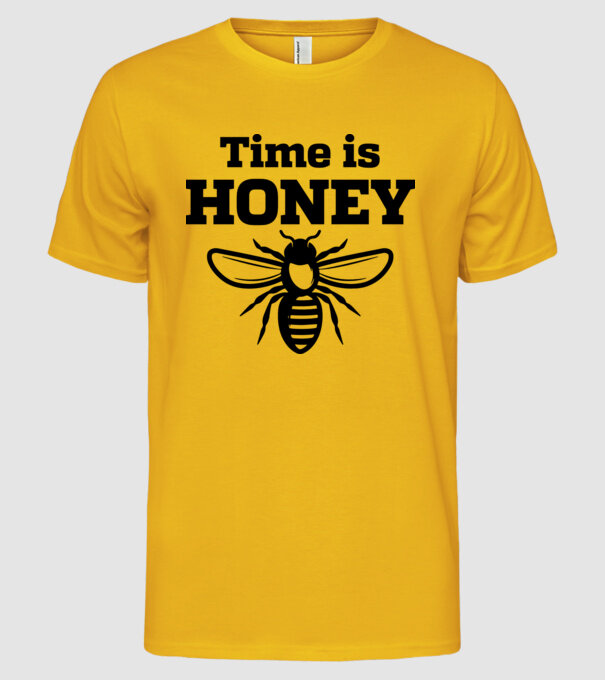 Time is honey minta sárga pólón