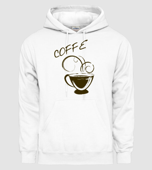 coffe 2 minta fehér pólón