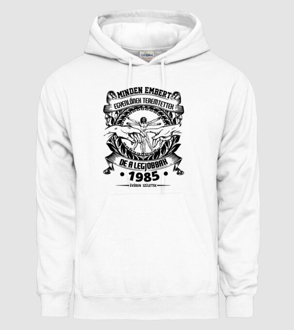DA VINCHI születésnap 40 éves 1985 minta fehér pólón