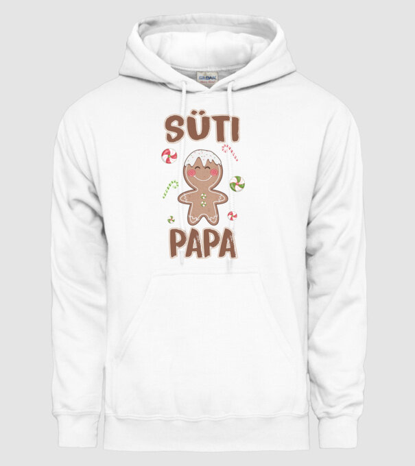 Süti Papa Családi póló Papának minta fehér pólón