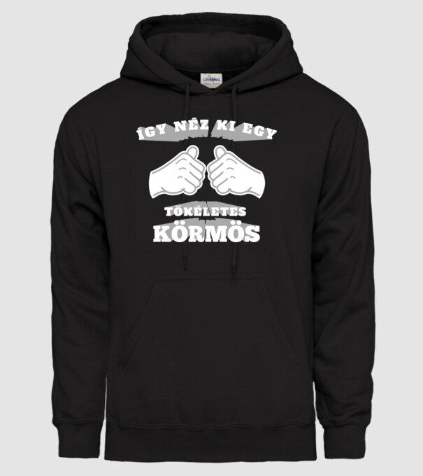 Így néz ki egy tökéletes KÖRMÖS minta fekete pólón