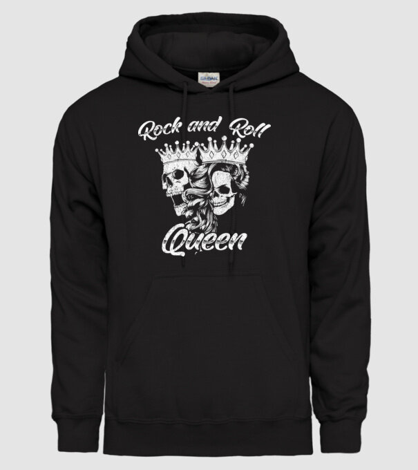 RNR QUEEN minta fekete pólón