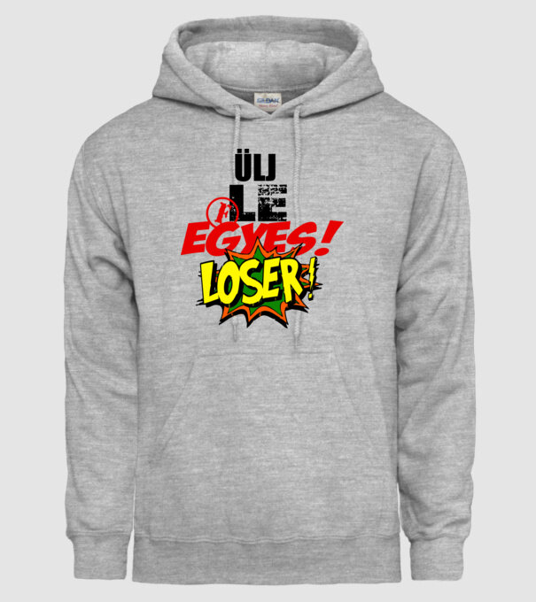 Ülj le egyes minta szürke pólón