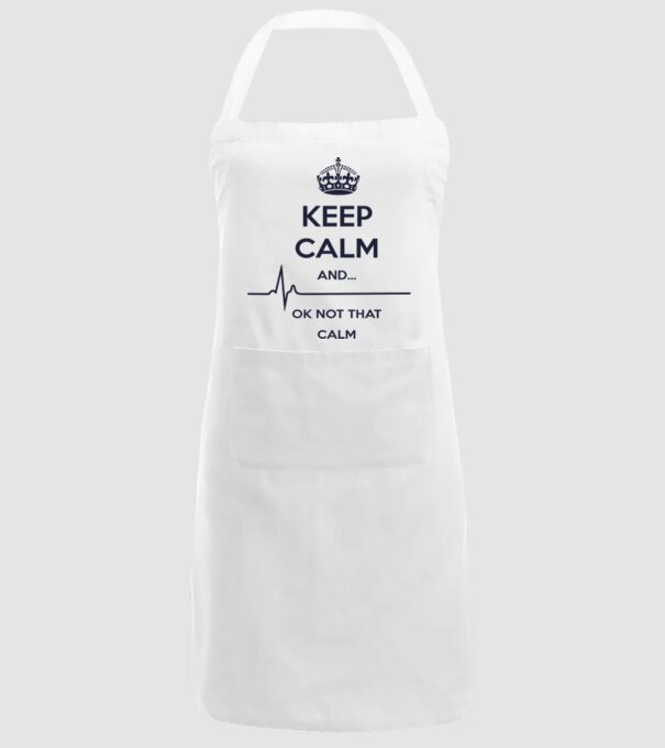 Keep calm and... Ok not that calm minta fehér pólón