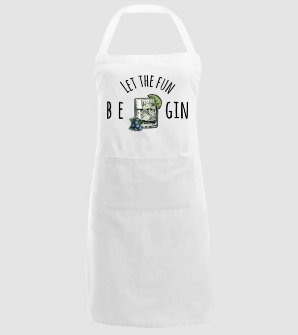 Let the fun be gin minta fehér pólón
