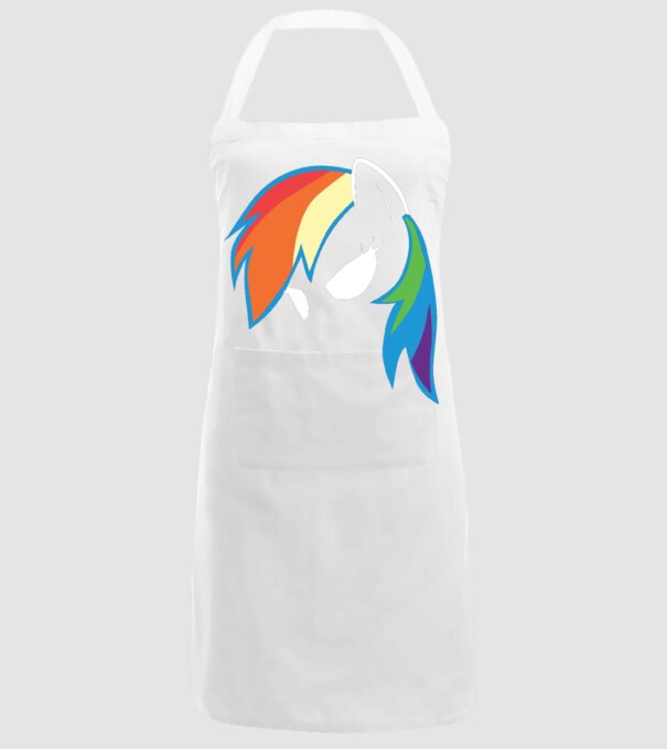 Rainbow Dash minta fehér pólón