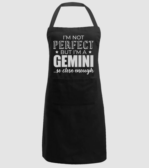 Not perfect, but GEMINI minta fekete pólón
