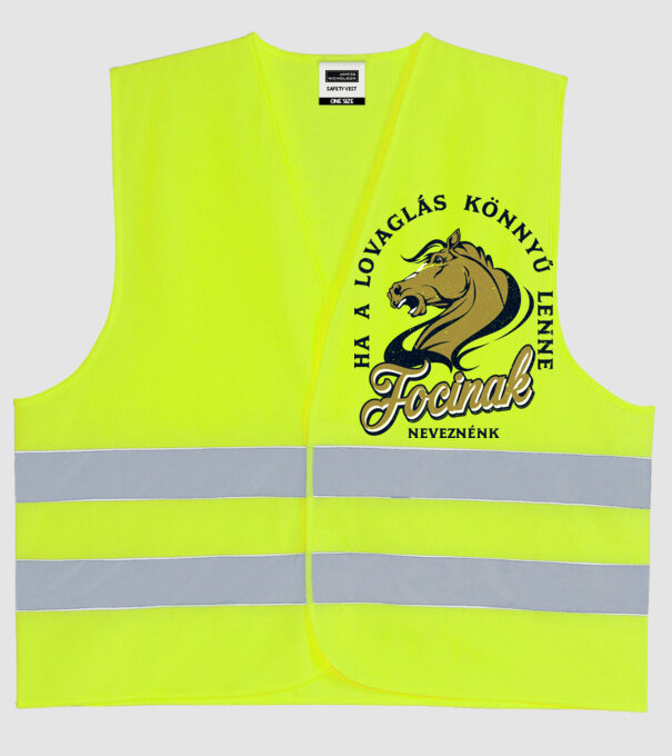 Ha a lovaglás könnyű lenne textured minta neonsárga pólón