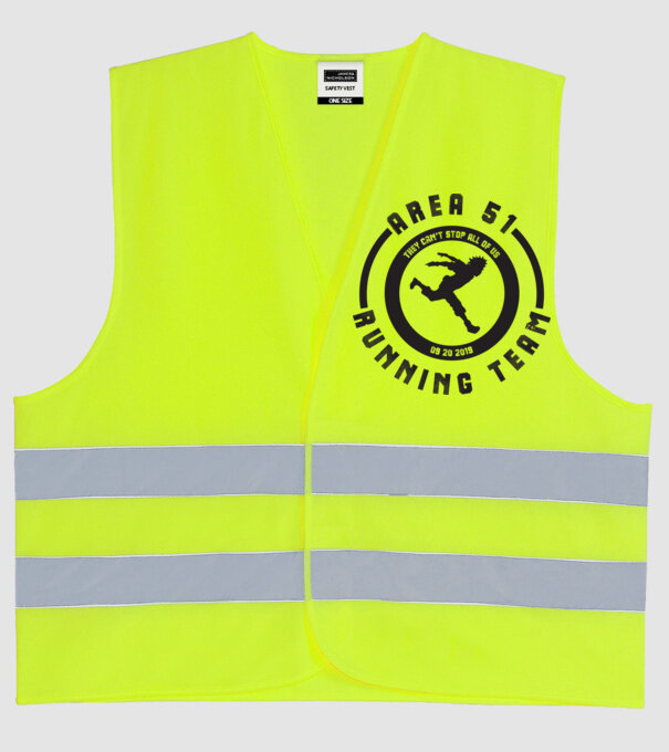 Storm area 51 running team circle minta neonsárga pólón