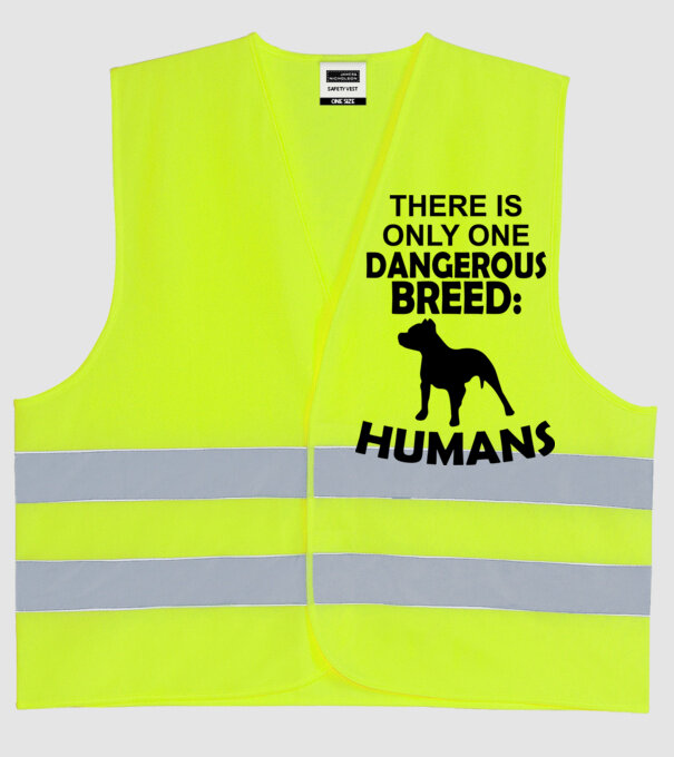 There is only one dangerous breed minta neonsárga pólón