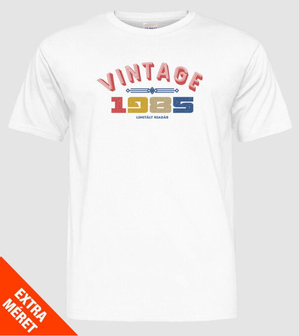 VINTAGE limited 1985 minta fehér pólón