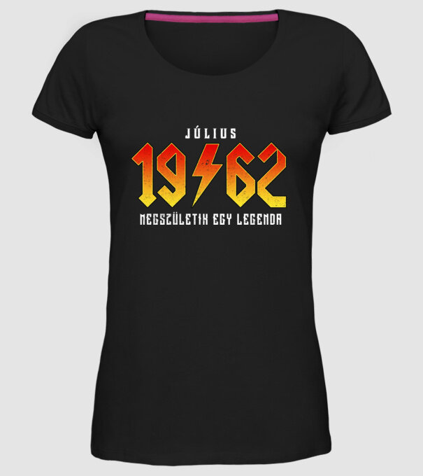 1962 Július megszületik egy legenda minta fekete pólón