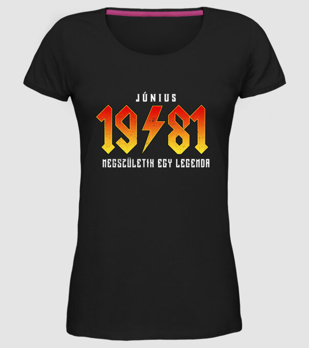 1981 06-JÚNIUS minta fekete pólón