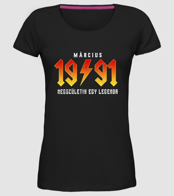 1991 03-MÁRCIUS minta fekete pólón