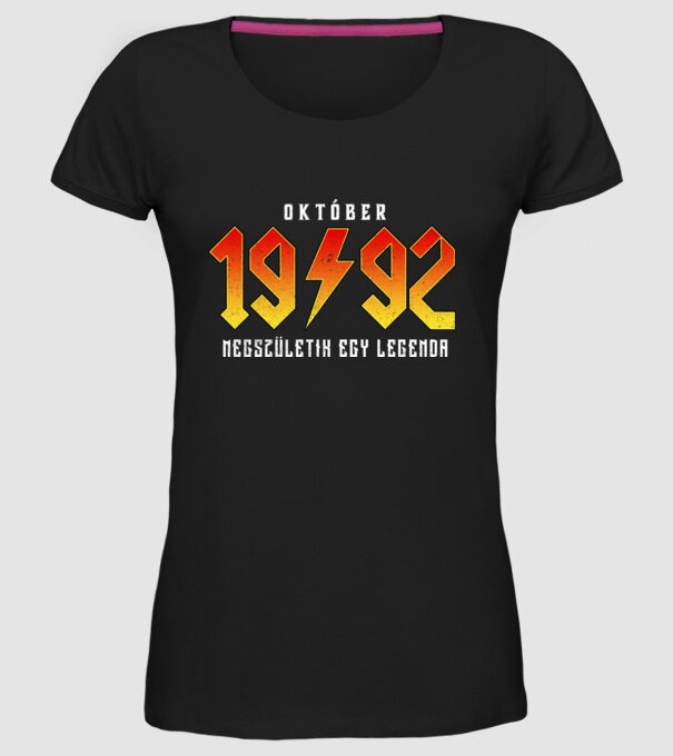 1992 Október megszületik egy legenda minta fekete pólón